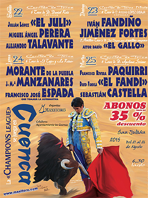 Temporada taurina Cuenca 2015